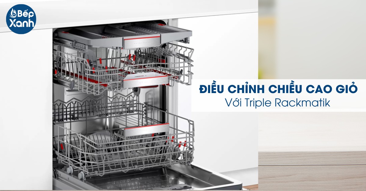 Điều chỉnh giỏ linh hoạt sắp xếp các vật dụng dễ dàng