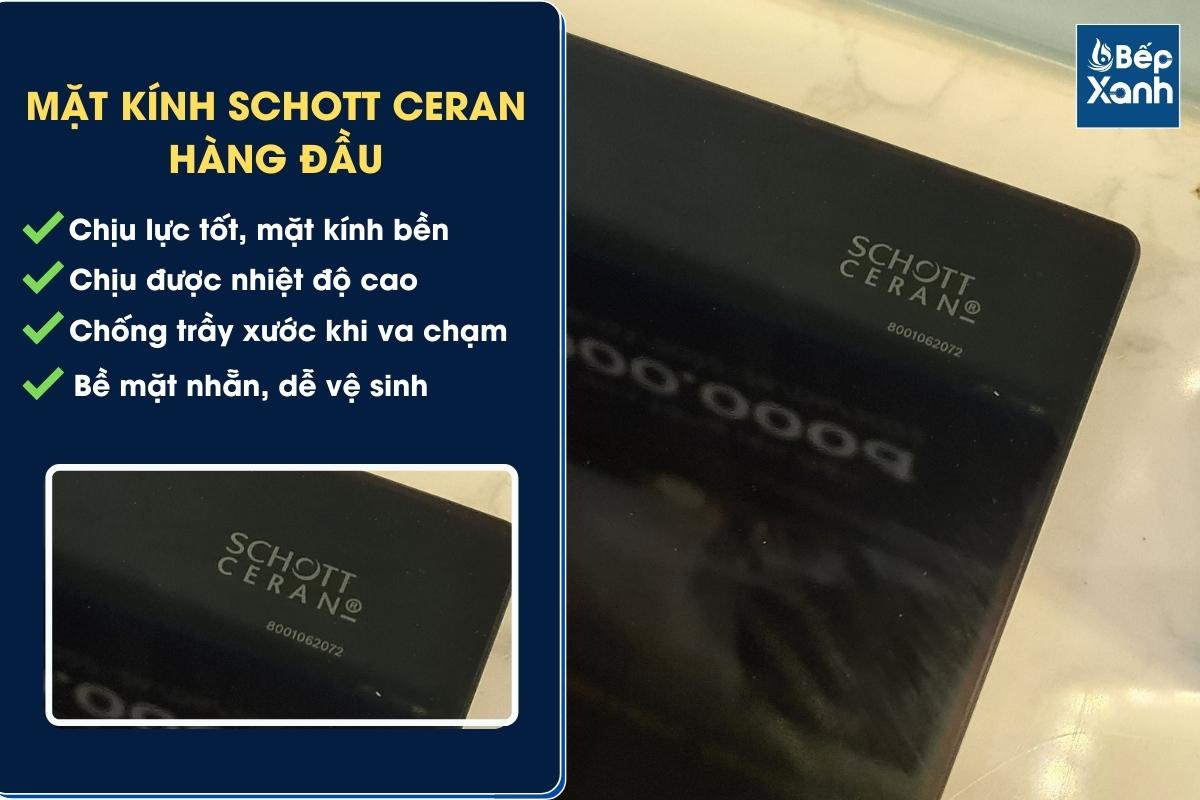 Mặt kính Schott Ceran độ bền cao