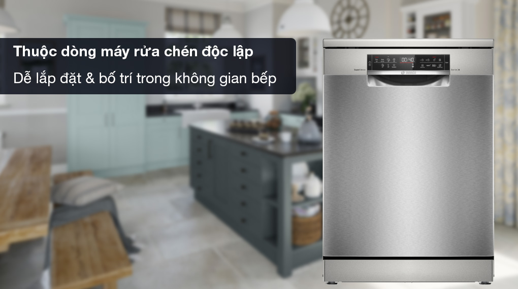 Máy rửa chén độc lập Bosch SMS6ZCI37Q - Thiết kế