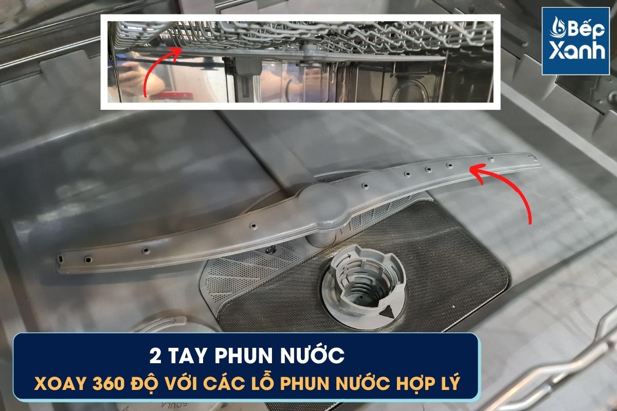 Tay phun nước máy rửa chén