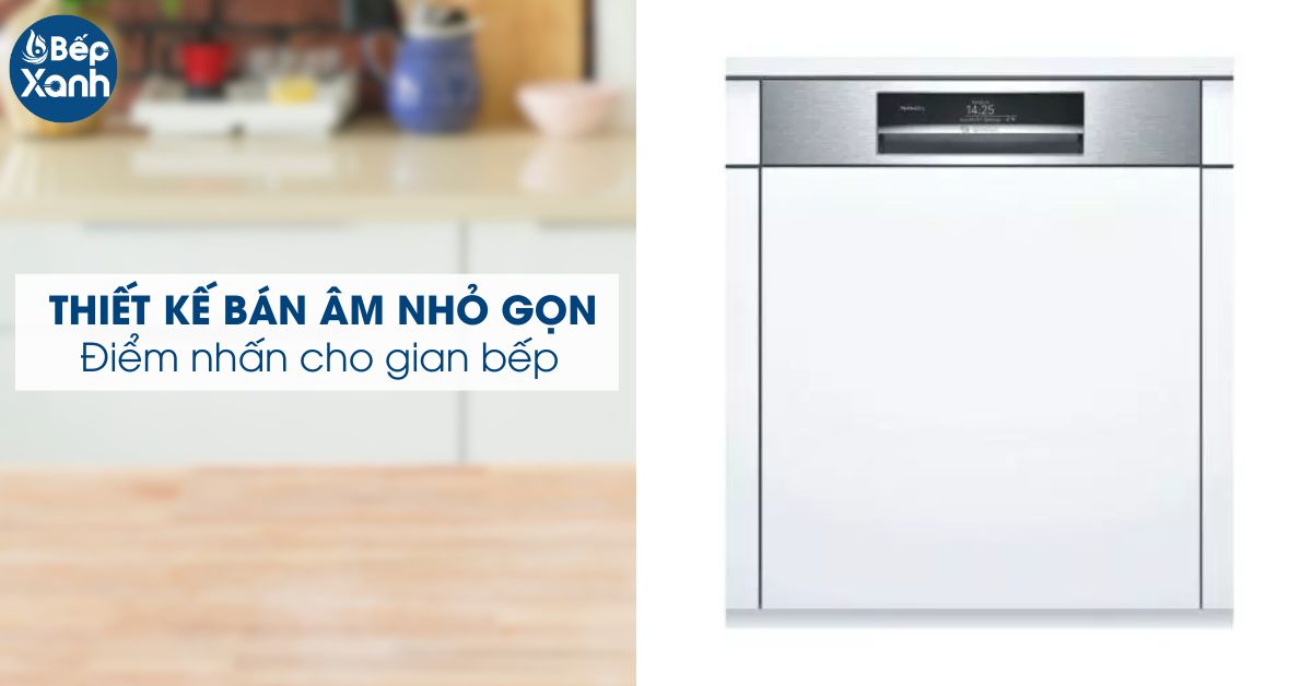 Máy rửa chén Bosch SMI88TS36E với kiểu dáng hiện đại