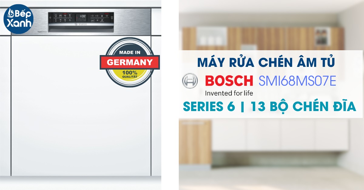 máy rửa chén Bosch SMI68MS07E 