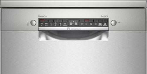 Máy rửa bát độc lập Bosch SMS4ECI26E-Serie 4 26 Máy được trang bị 6 chương trình rửa chính và 4 chức năng tùy chọn bổ sung