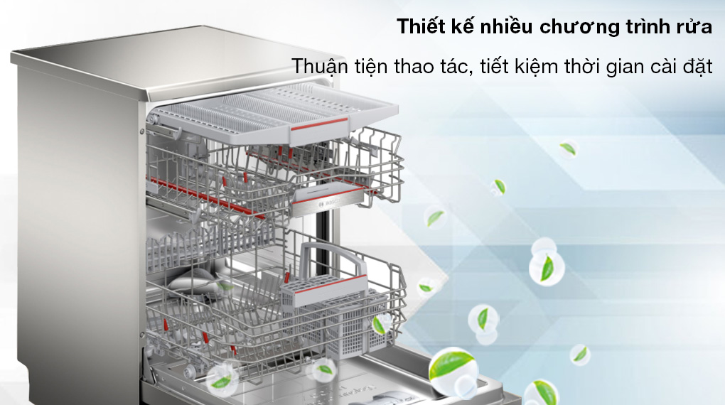 Máy rửa chén độc lập Bosch SMS6ZCI37Q - Chương trình rửa