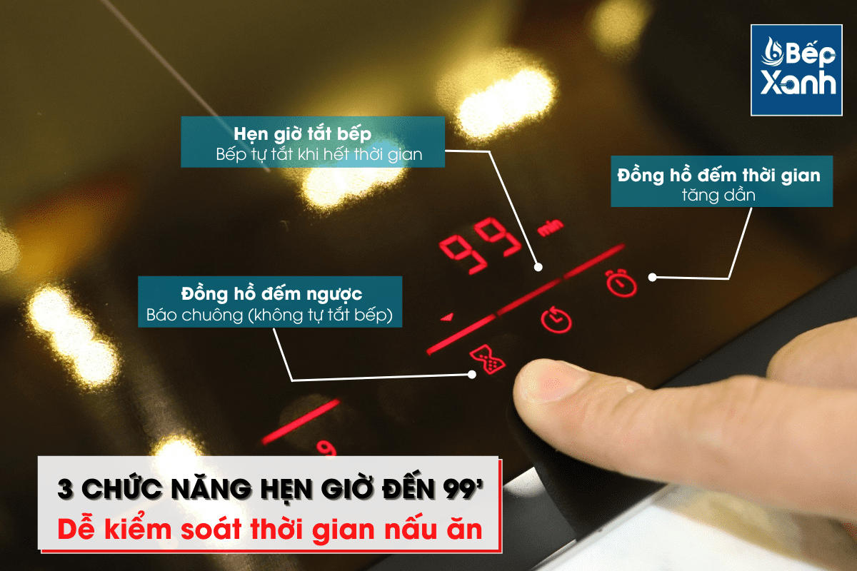 3 chức năng hẹn giờ