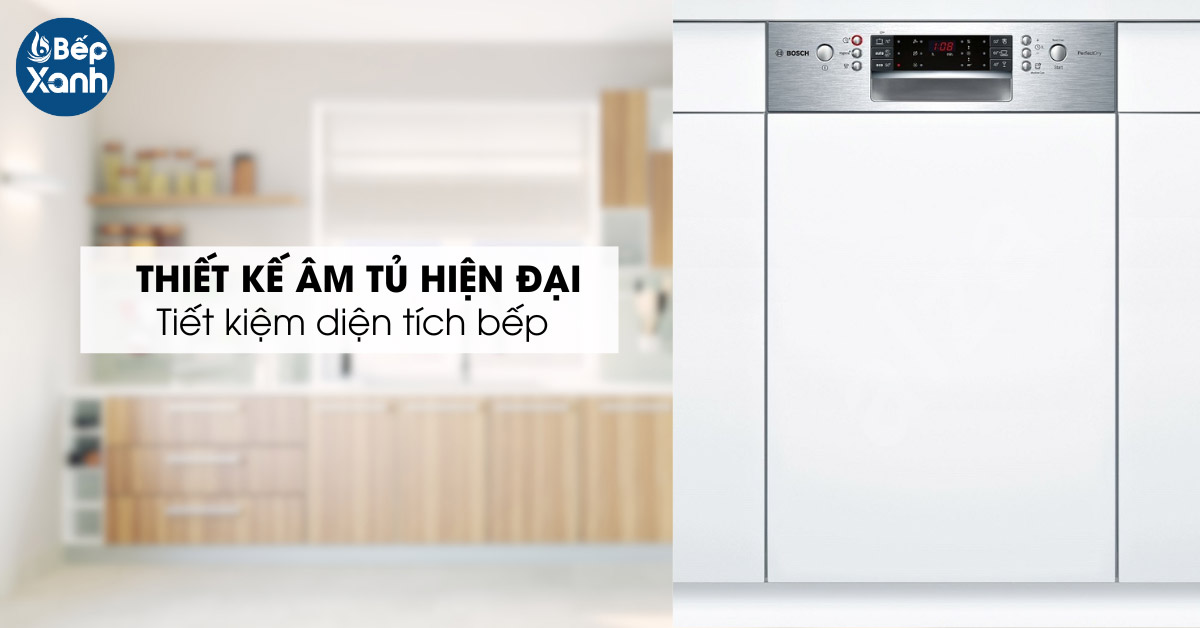 Thiết kế lắp âm tủ hiện đại