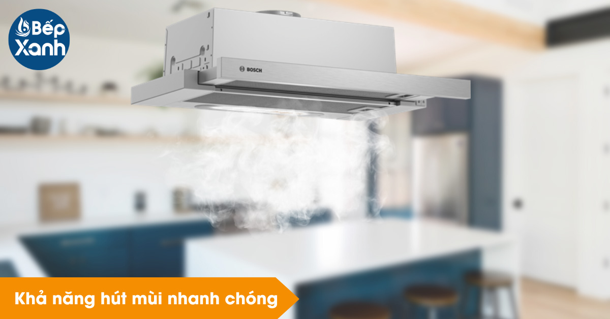 Khả năng hút mùi nhanh chóng Khả năng hút mùi nhanh chóng