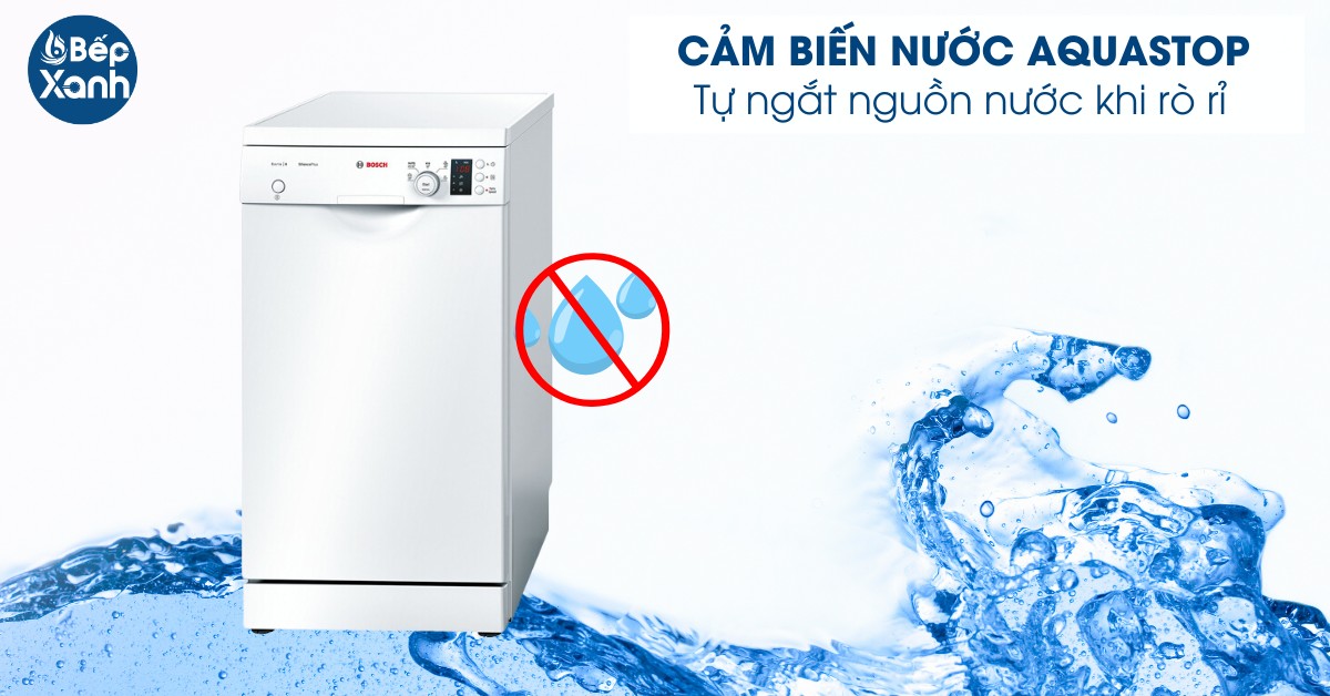 Đảm bảo an toàn với tính năng AquaStop