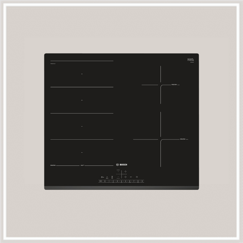 Bếp Từ 4 Vùng Nấu Series 6 Bosch PXE631FC1E/ Nhập Khẩu Tây Ban Nha