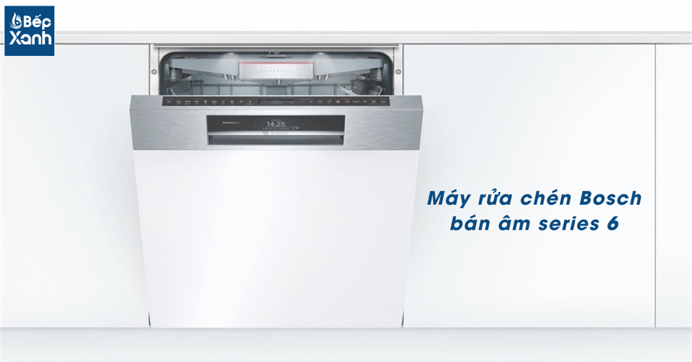 Máy rửa chén Bosch bán âm Series 6