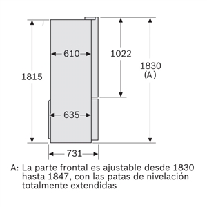 Tủ Lạnh 4 Cánh Bosch KFN96APEAG Tủ Lạnh 4 Cánh Bosch KFN96APEAG
