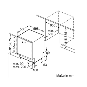 Máy Rửa Chén Âm Tủ Series 6 Bosch SMV68N60EU/ Nhập Khẩu Liên Bang Đức