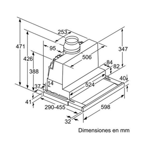 Máy Hút Mùi Âm Tủ Bosch DFS067K51