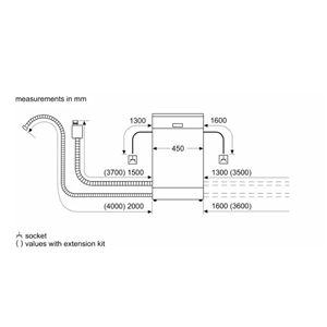 Máy Rửa Chén Bán Âm Series 2 Bosch SPI2HKS59E/ Nhập Khẩu Liên Bang Đức