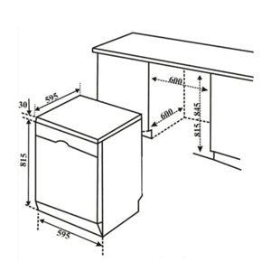 Máy Rửa Chén Độc Lập Series 4 Bosch SMS4EMI01E / Nhập Khẩu Ba Lan